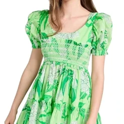 FARM Rio Dewdrop Floral Green Mini Dress -Deals Glitz Muse Store farmr306781fe3d 1681913736094 2 0. UX357 QL90