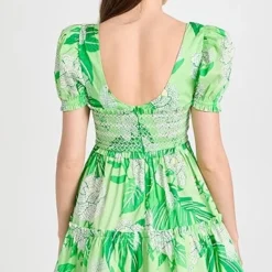 FARM Rio Dewdrop Floral Green Mini Dress -Deals Glitz Muse Store farmr306781fe3d 1681913736104 2 0. UX357 QL90
