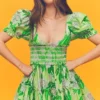 FARM Rio Dewdrop Floral Green Mini Dress 1 FARM Rio Dewdrop Floral Green Mini Dress -Deals Glitz Muse Store farmr306781fe3d 1684418448383 2 0. UX357 QL90