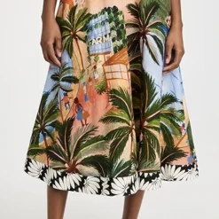 FARM Rio Carioca Midi Skirt -Deals Glitz Muse Store farmr3068672033 1679934547723 2 0. UX357 QL90