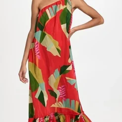 FARM Rio Heliconia Red Maxi Dress -Deals Glitz Muse Store farmr306872055b 1680041722844 2 0. UX357 QL90