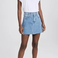 FRAME Le High N Tight Denim Skirt -Deals Glitz Muse Store frame322641f2a6 1678745974838 2 0. UX357 QL90