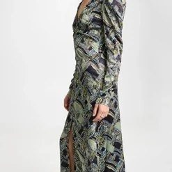 GANNI Crinkled Satin Maxi Dress -Deals Glitz Muse Store ganni316901e129 1666802169054 2 0. UX357 QL90