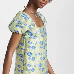 GANNI 3D Jacquard Mini Dress -Deals Glitz Muse Store ganni318331f477 1678297566891 2 0. UX357 QL90