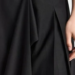 GOEN.J Layered Raw Edge Pleated Mini Skirt -Deals Glitz Muse Store goenj302081071b 1683645851766 2 0. UX357 QL90