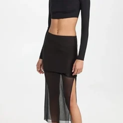 Helmut Lang Sheer Skirt -Deals Glitz Muse Store hlang421601cd2d 1677178298450 2 0. UX357 QL90
