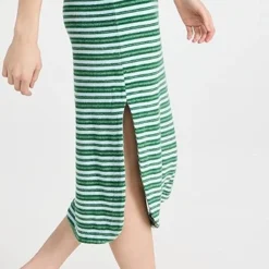 MONROW Stripe Terry Cloth Long Skirt -Deals Glitz Muse Store hrlow4143315b76 1678489091799 2 0. UX357 QL90