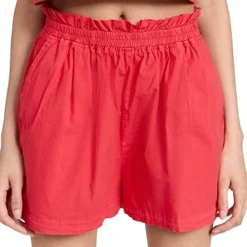 MONROW Poplin Paperbag Shorts -Deals Glitz Muse Store hrlow4143918401 1680627355987 2 0. UX357 QL90