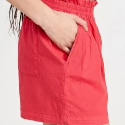 MONROW Poplin Paperbag Shorts -Deals Glitz Muse Store hrlow4143918401 1680627356018 2 0. UX357 QL90