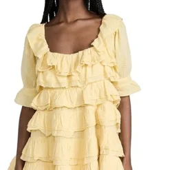 Innika Cotton Organza Lace Layer Mini Dress -Deals Glitz Muse Store innik3008646716 1674160021647 2 0. UX357 QL90