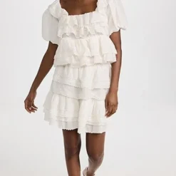 Innika Organdy Lace Layer Frill Miniskirt -Deals Glitz Muse Store innik3008810117 1674660193789 2 0. UX357 QL90