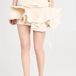 Jacquemus La Mini Jupe Artichaut Skirt