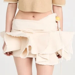 Jacquemus La Mini Jupe Artichaut Skirt -Deals Glitz Muse Store jcque3106083629 1682008439381 2 0. UX357 QL90