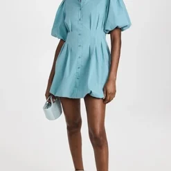 SIMKHAI Cleo Cotton Poplin Balloon Pintuck Mini Dress -Deals Glitz Muse Store jondb3107971874 1674860335981 2 0. UX357 QL90