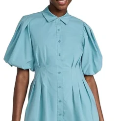 SIMKHAI Cleo Cotton Poplin Balloon Pintuck Mini Dress -Deals Glitz Muse Store jondb3107971874 1674860335998 2 0. UX357 QL90