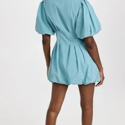 SIMKHAI Cleo Cotton Poplin Balloon Pintuck Mini Dress -Deals Glitz Muse Store jondb3107971874 1674860336152 2 0. UX357 QL90
