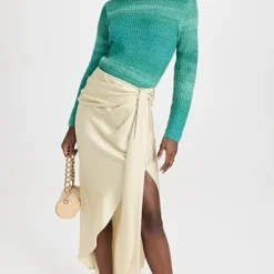 SIMKHAI Elisabetta Classic Draped Midi Skirt -Deals Glitz Muse Store jondb310881f70f 1676657131525 2 0. UX357 QL90