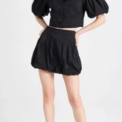 SIMKHAI Bubble Hem Skirt -Deals Glitz Muse Store jondb311091071b 1679672760302 2 0. UX357 QL90