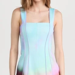 SIMKHAI Lucille Sateen Surreal Print Mini Dress -Deals Glitz Muse Store jondb3114225140 1682620417116 2 0. UX357 QL90