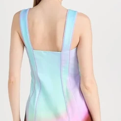 SIMKHAI Lucille Sateen Surreal Print Mini Dress -Deals Glitz Muse Store jondb3114225140 1682620418476 2 0. UX357 QL90