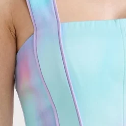 SIMKHAI Lucille Sateen Surreal Print Mini Dress -Deals Glitz Muse Store jondb3114225140 1682620418579 2 0. UX357 QL90