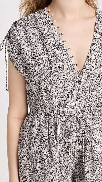 Joslin Mary Lin Silk Cotton Romper 7 Joslin Mary Lin Silk Cotton Romper - Image 5