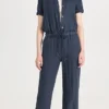 James Perse Collarless Rolled Sleeve Jumpsuit -Deals Glitz Muse Store jpers411631f695 1682607278060 2 0. UX357 QL90