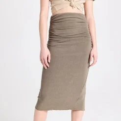 James Perse Shirred Waist Pencil Skirt -Deals Glitz Muse Store jpers411711f75b 1679340897376 2 0. UX357 QL90