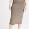 James Perse Shirred Waist Pencil Skirt -Deals Glitz Muse Store jpers411711f75b 1679340898614 2 0. UX357 QL90