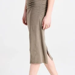 James Perse Shirred Waist Pencil Skirt -Deals Glitz Muse Store jpers411711f75b 1679340898684 2 1. UX357 QL90