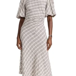 Jonathan Simkhai STANDARD Marnie Washed Plaid Dress -Deals Glitz Muse Store jstan301291e42f 1661802969953 2 0. UX357 QL90