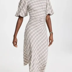 Jonathan Simkhai STANDARD Marnie Washed Plaid Dress -Deals Glitz Muse Store jstan301291e42f 1661802970105 2 0. UX357 QL90