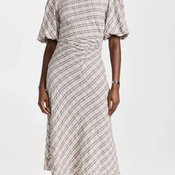 Jonathan Simkhai STANDARD Marnie Washed Plaid Dress -Deals Glitz Muse Store jstan301291e42f 1661802970175 2 0. UX357 QL90