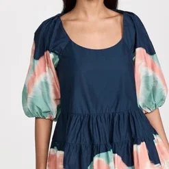 Jonathan Simkhai STANDARD Baylee Puff Sleeve Mini Dress