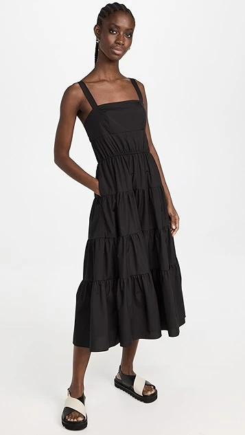 Jason Wu Long Tiered Ruffled Detail Dress 6 Jason Wu Long Tiered Ruffled Detail Dress - Image 4