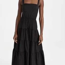 Jason Wu Long Tiered Ruffled Detail Dress
