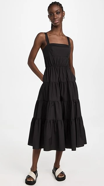 Jason Wu Long Tiered Ruffled Detail Dress 9 Jason Wu Long Tiered Ruffled Detail Dress - Image 7