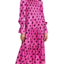 KITRI Petra Pink Retro Floral Shirred Dress -Deals Glitz Muse Store kitri300751ee07 1668204373794 2 0. UX357 QL90