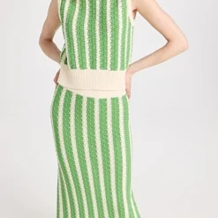 KITRI Delphine Green Knit Midi Skirt -Deals Glitz Muse Store kitri3008421315 1675724547212 2 0. UX357 QL90