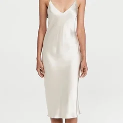 L'AGENCE Jodie V Neck Slip Dress