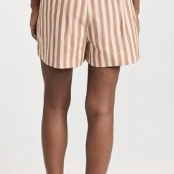 LMND Elastic Waist Stripe Shorts -Deals Glitz Muse Store lmndd300031f058 1672935461649 2 0. UX357 QL90