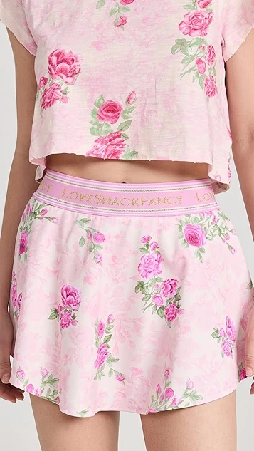 LoveShackFancy Balbino Short Skort 3 LoveShackFancy Balbino Short Skort