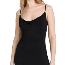MACH & MACH Black Slip Dress With Crystal Bows -Deals Glitz Muse Store macma300311071b 1649881653851 2 0. UX357 QL90
