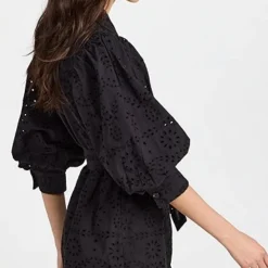 Scotch & Soda Puff Sleeve Cotton Midi Dress -Deals Glitz Muse Store maisn213121cd2d 1677875950960 2 0. UX357 QL90