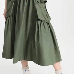 Molly Goddard A Line Skirt With Patch Pockets -Deals Glitz Muse Store mgodd3000210719 1665677329076 2 0. UX357 QL90