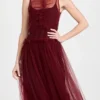 Molly Goddard Soft Tulle Gathered Panels Midi Dress -Deals Glitz Muse Store mgodd3002110701 1670260768787 2 0. UX357 QL90