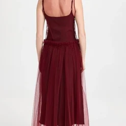 Molly Goddard Soft Tulle Gathered Panels Midi Dress -Deals Glitz Muse Store mgodd3002110701 1670260769513 2 0. UX357 QL90