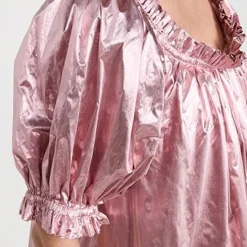 Molly Goddard Lamé Gathered Tiered Dress -Deals Glitz Muse Store mgodd300231a561 1670260766121 2 0. UX357 QL90