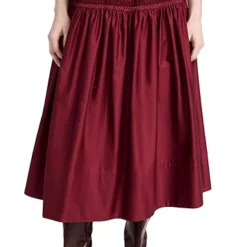 Molly Goddard Cotton Embroidered Shirred Midi Skirt -Deals Glitz Muse Store mgodd3003310701 1674250147864 2 1. UX357 QL90