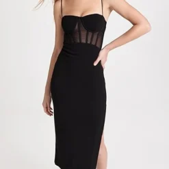 MISHA Jaslynn Bonded Crepe Dress -Deals Glitz Muse Store misha301441071b 1669215394082 2 0. UX357 QL90